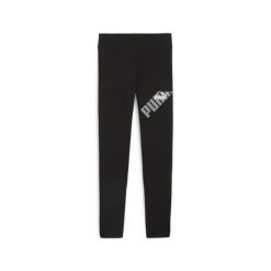 Puma Legginsy Power 67936301. Czarne legginsy damskie Puma, bez wzorów, z bawełny. Za 67.99 zł.
