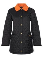 Barbour Kurtka przejściowa Liddesdale LQU1852BK12 Czarny Regular Fit. Czarne kurtki damskie Barbour, bez wzorów, z syntetyku, bez kaptura. Za 1,169.00 zł.