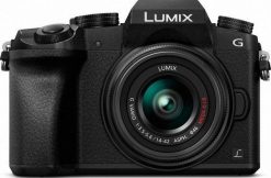 Aparat Panasonic Lumix DMC-G7 + 14-42 mm (DMC-G7KEG-K). Aparaty bezlusterkowce PANASONIC. Za 2,476.17 zł.