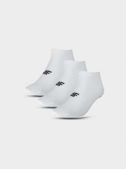 4F Skarpety casual przed kostkę (5-pack) damskie - białe 39-42. Białe skarpetki damskie 4F, bez wzorów, z bawełny. Za 54.99 zł.
