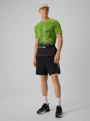 4F Spodenki do biegania szybkoschnące męskie - czarne M. Czarne szorty męskie 4F, bez wzorów, z materiału. Za 199.99 zł.