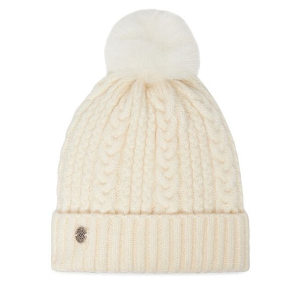 Czapka Nine West. Białe czapki damskie Nine West, na zimę, bez wzorów. Za 59.99 zł.