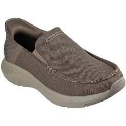 Buty sportowe męskie Skechers Parson Ralven. Szare buty sportowe męskie Skechers, bez wzorów, bez zapięcia. Za 590.00 zł.