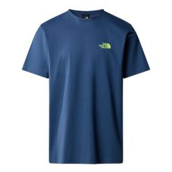 Koszulka Sportowa The North Face Biner Graphic. Niebieskie koszulki sportowe męskie The North Face, m, bez wzorów, bez ramiączek. Za 104.99 zł.