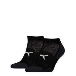 Skarpety Puma Sport Sneaker Amortyzowane, dwupak, czarne. Białe skarpetki damskie Puma, bez wzorów, z elastanu. Za 86.99 zł.