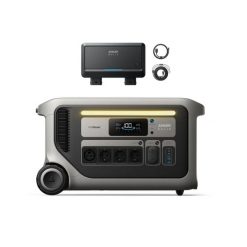 Zestaw BLUETTI F3000 z Charger 2, podwójna ładowarka DC 1200W, 3072Wh. Szare powerbanki Anker. W wyprzedaży za 9,712.76 zł.