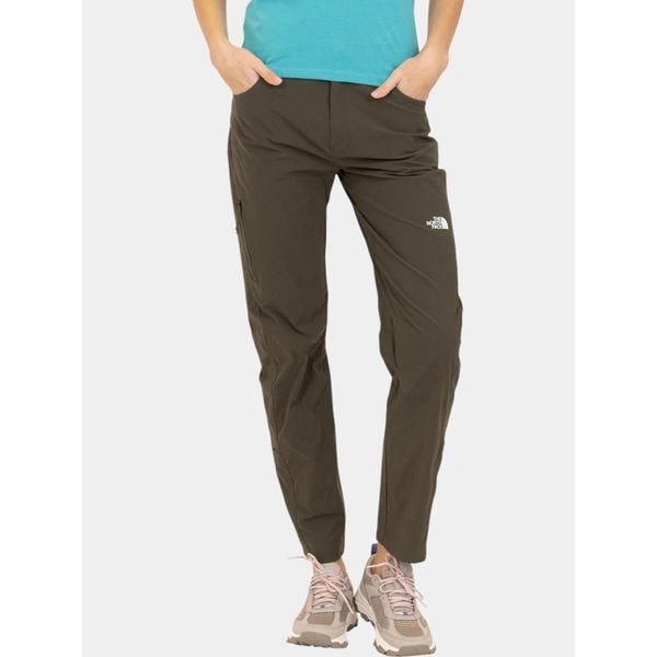 Spodnie turystyczne damskie The North Face W Exploration. Zielone spodnie sportowe damskie The North Face, na lato, bez wzorów, sportowe, trekkingowe. Za 360.99 zł.