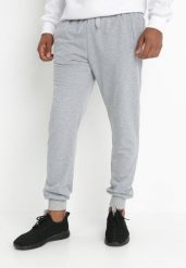 Szare Spodnie Dresowe Joggery Analía. Szare spodnie sportowe męskie Born2be, l, bez wzorów, z dresówki. Za 34.99 zł.