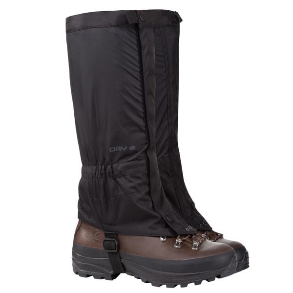 Gaitery Trekmates DRY Gaiter. Czarne buty zimowe męskie TREKMATES, bez wzorów, bez obcasa, bez zapięcia. Za 199.50 zł.