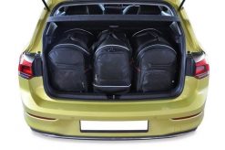 Torby Do Bagażnika Vw Golf Hatchback 2019+ 3Szt Kjust. Czarne swetry męskie KJUST, s, bez wzorów, z kauczuku, sportowe, z asymetrycznym kołnierzem, bez ramiączek. Za 1,020.00 zł.