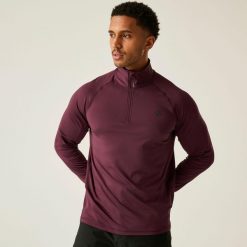 Fuse Up II Polar narciarski męski. Fioletowe bluzy sportowe męskie Dare 2B, na zimę, m, bez wzorów, z polaru, bez kaptura, narciarskie. Za 139.99 zł.