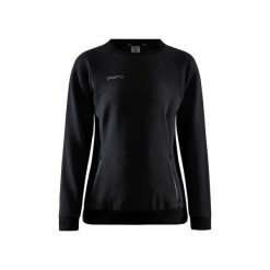 Bluza damska Craft core soul crew. Czarne bluzy damskie Craft, s, bez wzorów, z bawełny, klasyczne, bez ramiączek, bez kaptura. Za 257.05 zł.