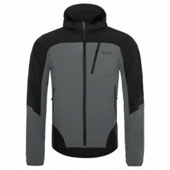 Męska kurtka softshell Kilpi NEATRIL-M. Szare kurtki sportowe męskie Kilpi, m, bez wzorów, z softshellu, bez kaptura, trekkingowe. W wyprzedaży za 308.00 zł.