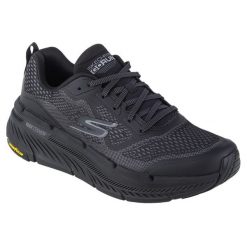 Buty do biegania męskie, Skechers Max Cushioning Premier 2.0. Czarne buty sportowe męskie Skechers, bez wzorów, bez zapięcia, do biegania. Za 523.00 zł.
