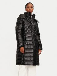 JOOP! Płaszcz zimowy 30039182 Czarny Regular Fit. Czarne płaszcze damskie JOOP!, na zimę, bez wzorów, z syntetyku, bez kołnierzyka, bez kaptura. Za 1,089.00 zł.
