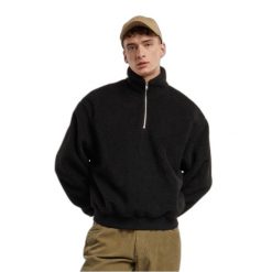 Sweter oversize Urban Classics. Czarne swetry męskie Urban Classics, m, bez wzorów, z materiału, bez kołnierzyka, bez ramiączek. Za 244.50 zł.