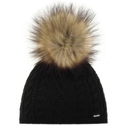 Czapka Eisbar Nelia Lux MÜ. Czarne czapki damskie Eisbar, na zimę, bez wzorów. Za 299.90 zł.