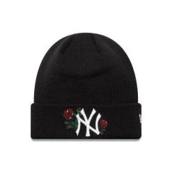 Czapka damska New York Yankees Sequin. Czarne czapki damskie New Era, bez wzorów, eleganckie. Za 175.90 zł.