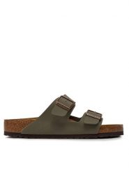 Birkenstock Klapki Arizona Birko-Flor nubuk 0151211 Szary. Szare klapki męskie Birkenstock, bez wzorów, z nubiku, bez zapięcia. Za 339.99 zł.