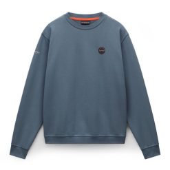 Bluza męska Napapijri B-Badge C Sum. Szare bluzy męskie Napapijri, m, bez wzorów, casualowe, bez ramiączek, bez kaptura. Za 439.99 zł.