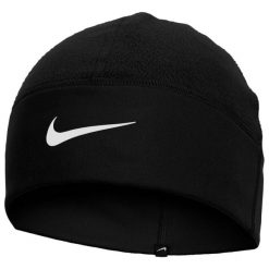 Czapka dla dorosłych Therma-Fit Fleece Beanie. Czarne czapki męskie Nike, na zimę, bez wzorów, z poliesteru. Za 139.99 zł.