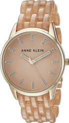 Zegarek Anne Klein Zegarek damski Anne Klein AK-2616TNGB CYRKONIE beżowy. Brązowe zegarki damskie Anne Klein. Za 306.00 zł.