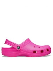 Crocs Klapki Classic 10001 Różowy. Czerwone klapki damskie Crocs, bez wzorów, z tworzywa sztucznego, bez obcasa, bez zapięcia. Za 159.99 zł.