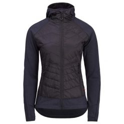 Kurtka skiturowa damska Divera Women. Czarne kurtki sportowe damskie Silvini, l, bez wzorów, z materiału, bez ramiączek, z kapturem, primaloft. Za 319.99 zł.