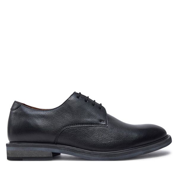 Półbuty Josef Seibel. Czarne buty wizytowe męskie Josef Seibel, bez wzorów, bez obcasa, bez zapięcia. Za 409.99 zł.