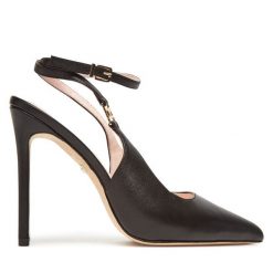 Sandały Marciano Guess. Czarne sandały damskie Marciano Guess, z aplikacjami, bez obcasa, na szpilce, bez zapięcia. Za 1,219.00 zł.