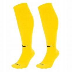 Getry piłkarskie unisex Nike Classic II treningowe długie skarpety szybkoschnące. Żółte skarpetki damskie Nike, bez wzorów. Za 38.00 zł.
