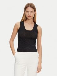 Marciano Guess Top 5RGP21 6311A Czarny Regular Fit. Czarne topy damskie Marciano Guess, xl, z aplikacjami, z syntetyku, bez kołnierzyka, bez ramiączek. Za 209.99 zł.