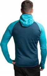 Bluza eclipse hooded-majolica blue-topaz-s. Niebieskie bluzy damskie NoName, s, bez wzorów, bez ramiączek, bez kaptura. Za 708.43 zł.