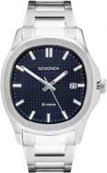 Zegarek męski Sekonda 30275 srebrny. Szare zegarki męskie Sekonda, bez wzorów, srebrne. Za 321.00 zł.