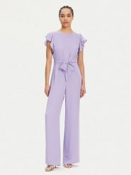 Artigli Kombinezon ACTU001736 Fioletowy Regular Fit. Fioletowe sukienki damskie Artigli, bez wzorów, z syntetyku, bez kołnierzyka, bez ramiączek. Za 479.99 zł.