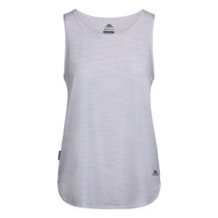 Podkoszulek Damski Kannal Active Tank Top. Białe topy damskie Trespass, xs, bez wzorów, bez kołnierzyka, bez ramiączek. Za 89.99 zł.