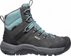 Buty trekkingowe damskie Keen Revel IV Mid ciemnoszare r. 40. Szare obuwie trekkingowe damskie Keen, bez zapięcia. Za 698.98 zł.
