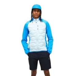 Kurtka Peak Performance puchowa męska Helium Down Hybrid Jacket niebieska - L. Niebieskie kurtki męskie Peak Performance, l, bez wzorów, z puchu, bez kaptura. W wyprzedaży za 919.00 zł.