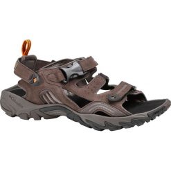 Sandały turystyczne męskie Columbia Ridge Venture. Brązowe buty zimowe męskie Columbia, bez wzorów, z kauczuku, sportowe, bez zapięcia. Za 249.99 zł.