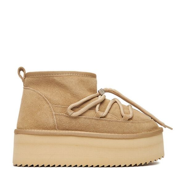 Śniegowce DeeZee. Brązowe śniegowce damskie DeeZee, bez zapięcia. Za 349.99 zł.