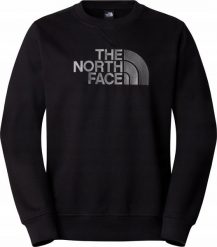 The North Face Bluza drew peak crew-tnf black-l THE NORTH FACE. Czarne bluzy męskie The North Face, l, bez wzorów, bez ramiączek, bez kaptura. Za 322.60 zł.