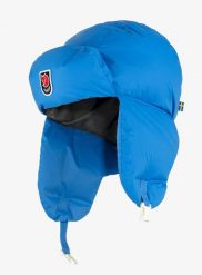 Czapka zimowa Fjallraven Expedition Down Heater. Niebieskie czapki damskie Fjällräven, na zimę, bez wzorów, z materiału. Za 432.30 zł.