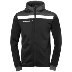 Kurtka Uhlsport Offense 23. Białe kurtki męskie Uhlsport, bez wzorów, z materiału, z kapturem. Za 193.35 zł.