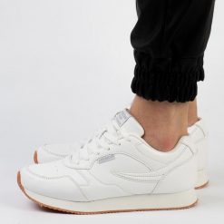 Białe sportowe buty damskie American Club Fh25/22. Białe obuwie sportowe damskie American CLUB, bez wzorów, ze skóry, bez zapięcia. Za 129.00 zł.