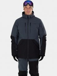 Kurtka Narciarska Męska Fundango Baily ECO Allmtn. Czarne kurtki sportowe męskie FUNDANGO, na zimę, m, bez wzorów, z materiału, bez kaptura, narciarskie. Za 499.00 zł.