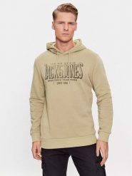 Jack&Jones Bluza 12251306 Beżowy Standard Fit. Brązowe bluzy męskie Jack&Jones, m, bez wzorów, z syntetyku, bez ramiączek, bez kaptura. W wyprzedaży za 89.99 zł.