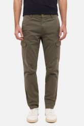 Męskie Spodnie jeansowe Mustang Style Daytona Cargo Ivy Green 1016419 6421. Zielone spodnie materiałowe męskie Mustang, bez wzorów, z jeansu. Za 259.99 zł.