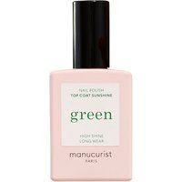 Manucurist - green - Top Coat Sunshine - 15ml - Dla Kobiet. Zielone topy damskie Manucurist, bez wzorów, z lakierowanej skóry, bez kołnierzyka, bez ramiączek. Za 75.00 zł.