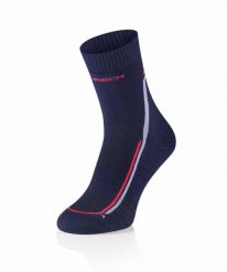 Skarpety męskie Brubeck TREKKING MERINO LIGHT. Niebieskie skarpety męskie Brubeck, bez wzorów, z wełny. Za 64.99 zł.