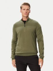 BOSS Sweter Momentum-X QZ 50547898 Khaki Regular Fit. Brązowe swetry męskie Boss, l, bez wzorów, z syntetyku, bez kołnierzyka, bez ramiączek. Za 699.99 zł.